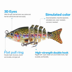 Mini Multi Jointed Swimbait Fishing Lure